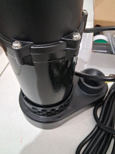 Fluentpower Submersible Sump Pump with Piggy-Back Vertical Float Switch - 3500GPH - Black (Model: FSP9003DW-1) image 5
