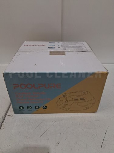 POOLPURE CORDLESS Robotic Pool Vacuum Cleaner Lasts 2 Hours, Self-Parking, Dual-Motor, IPX8 Waterproof, Automatic Ideal for Above/In-Ground Flat Pools - up to 40 FT - white - (model:RPC100A) image 2