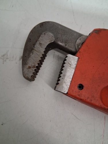 Task Tools Pipe Wrench, 14", ORANGE  (MODEL:T25436) image 3