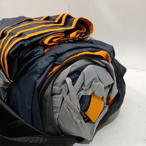 UNP EASY SET UP WATERPROOF CAMPING TENT - 12FT X 9FT - 8 PERSON - GREY/ORANGE - (MODEL:unp-120980-db) image 3