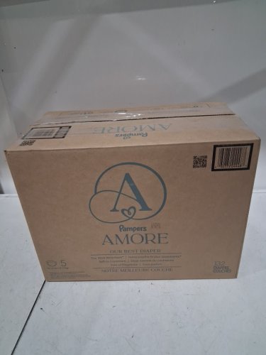 150PK PAMPERS AMORE DIAPERS - SIZE 4 - WHITE image 3