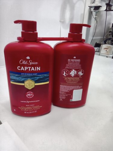 2PK OLD SPICE CAPTAIN BODY WASH - OCEAN MIST - 987ML/EACH image 2
