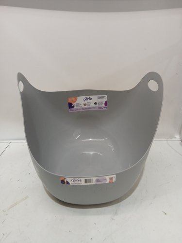 LITTER GENIE CAT LITTER BOX, FLEXIBLE PLASTIC WITH POUR SPOT - GREY image 4