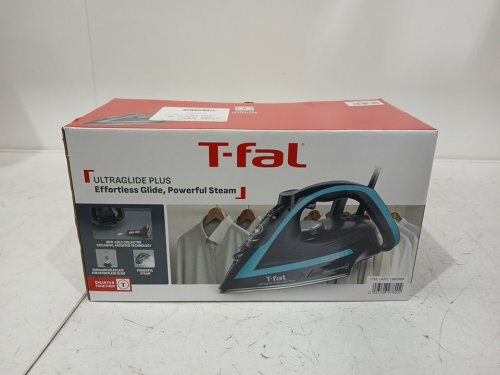 T-FAL ULTRAGLIDE PLUS ENHANCED STEAM IRON WITH CALCIUM COLLECTOR - BLACK/TEAL (MODEL: 1980969/FV5871Q0) image 2