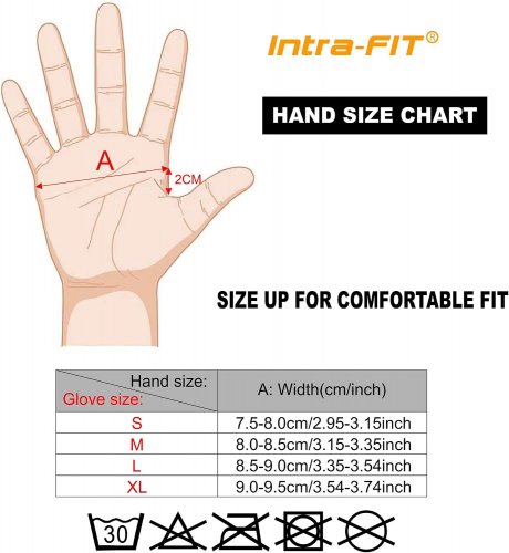 Intra-FIT Anti Vibration Gloves with Rubber Coating - large/extra-large - BLACK (style:61701L/XL) image 2