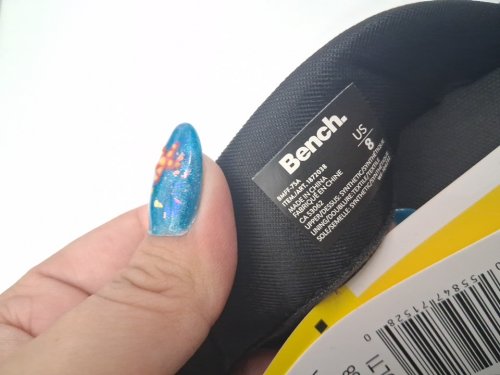 WOMEN'S BENCH COMFORT FLIP FLOPS SANDALS - 8 - BLACK (STYLE: 1872038) image 4