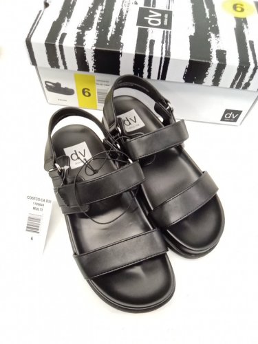 Women's DV by Dolce Vita argyle Sandal - size 6 - black (style: 1109844) image 2