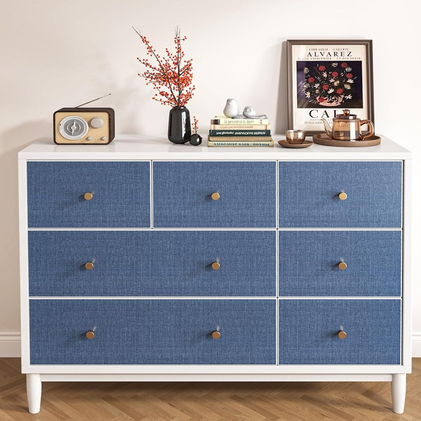 Decotalk Self Adhesive Peel and Stick Wallpaper - 2.5ft x 10FT - Denim Blue - (Model: MAKD) image 3