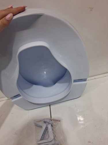 RAISED TOILET SEAT WITH SCREW ROD LOCKING - 4" RAISED HEIGHT - 300LBS MAX CAPACITY - WHITE (MODEL: FBL760600) image 4