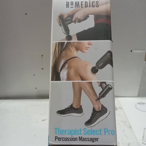 Homedics THERAPIST Select PRO PERCUSSION MASSAGER for deep tissue/ targeted pain relief with 4 attachments - black (model: HHP-800J) image 4