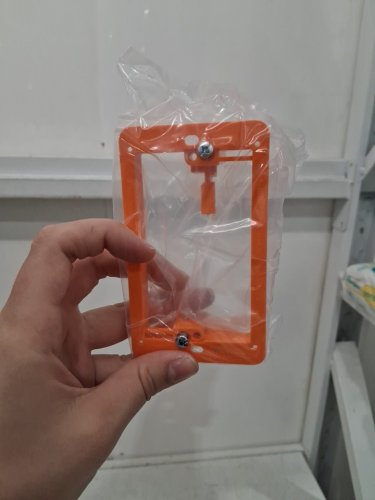 6pk leenue low voltage mounting brackets - 4.3" x 2.5" - orange image 4