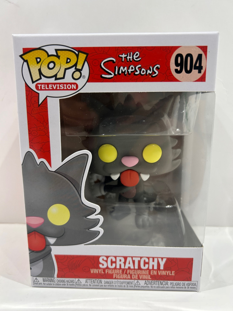 Funko pop! Television: the Simpsons - scratchy vinyl figure (#904) image 2