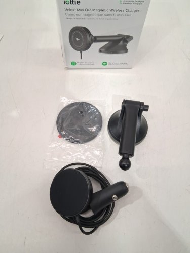 iOttie Velox Mini Qi2 Magnetic Wireless Phone Charger, Dash and Windshield Mount - BLACK (MODEL: VLXWCG213) image 3