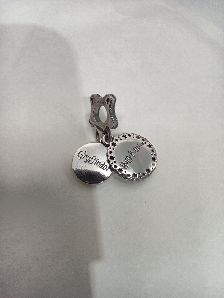 WOMENS PANDORA X CHARMY HOGWARTS GRYFFINDOR HARRY POTTER CHARM - 15MM - S925 STERLING SILVER image 3