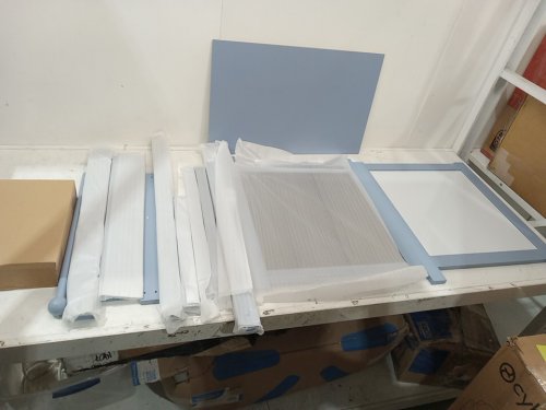 infans 3-in-1 adjustable kids painting art board - 41.5" - 49.5" - blue (model: tp10329bl) image 3