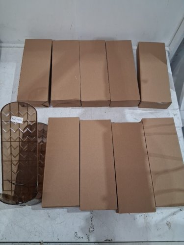 10pk Adjustable Non-Slip Shoe Stacker rack Space Saver - gold/brown image 3