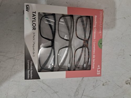3PK Innovative Eyewear TAYLOR Reading Glasses - +1.50 - Assorted Designs (Model: 8855125) image 2