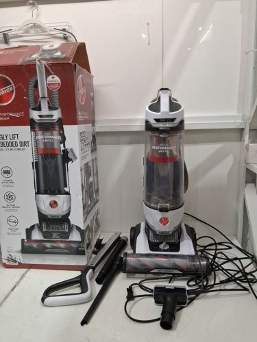 Hoover maxlife elite swivel vacuum cleaner with hepa media filtration, bagless multisurface upright for carpet or hard floors - 2.5l - 240v - red (model: UH75100) image 2