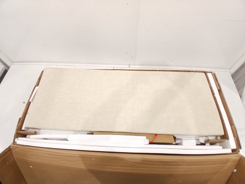 HOMEFORT Shoe Bench with Lift Top Storage - 41.3" x 14.9" x 18" - White/beige (Model: PG-02SB008A-WH103) image 4