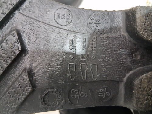 PIONEER HEAVY DUTY STEEL TOE PVC WORK BOOT CSA CLASS - SIZE 9 - BLACK (model: ‎V4710270-9) image 5