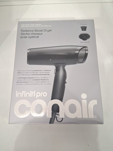 Conair 409 Radiance Boost Hair Dryer with Nano-Quartz Technology - black (model: 410ctxc) image 2