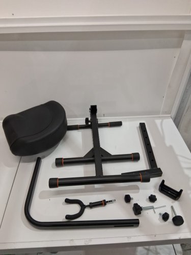 STRICH Adjustable Guitar Stool with Backrest - SADDLE SHAPED - BLACK image 2