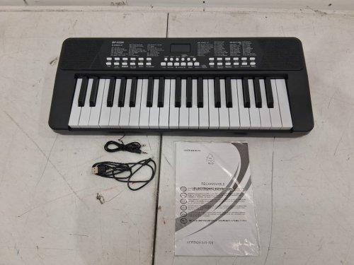M SANMERSEN PIANO KEYBOARD FOR BEGINNERS - ELECTRONIC 37 KEY PIANO - BLACK (MODEL: BF-525A) image 3