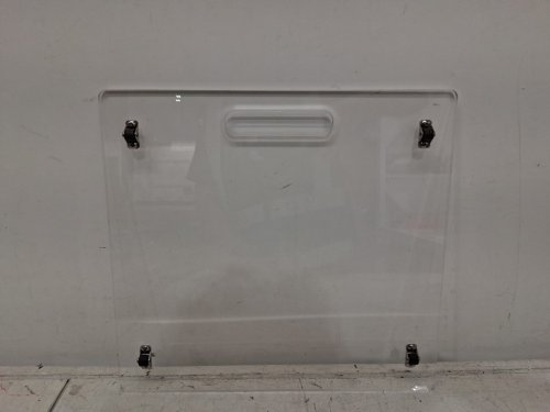 pudasto Acrylic Sliding Tray for Coffee Maker - 14" x 13" - clear image 4