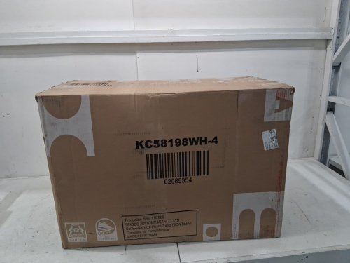 4pk costway boucle counter stools with curved backrest - 30'' x 18'' - white (model: kc58198wh-4 ) image 4