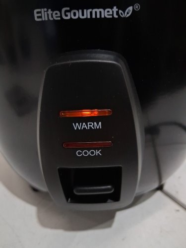 ELITE GOURMET ELECTRIC RICE COOKER WITH STAINLESS STEEL INNER POT - 10 CUP CAPACITY - BLACK (MODEL: ERC-2010B) image 4