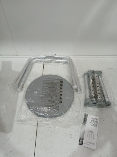 MEDLINE GUARDIAN NON-SLIP SHOWER/BATH STOOL with ADJUSTABLE HEIGHT - 13.5" - 20.5" - 300LB MAX CAPACITY - GREY (MODEL: G2-300KRX1) image 3