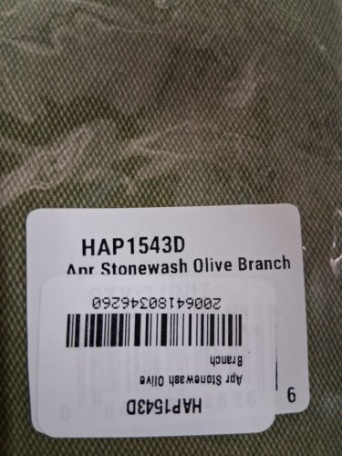 unisex Danica Heirloom  Olive Branch Stonewash Apron - W28 36L - olive (style: HAP1543D) image 3