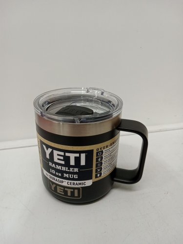 Yeti Rambler Stackable Stainless Steel Mug with Lid and Durasip Ceramic Lining - 10oz - Pampa Green (Model: 11402) image 3