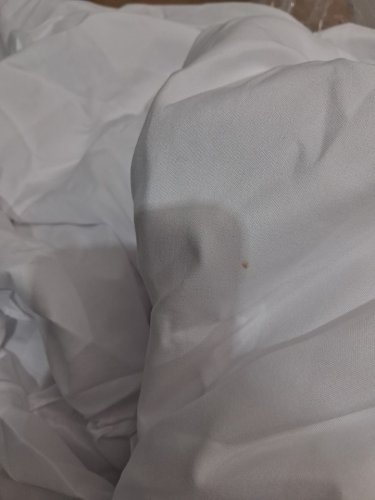10PK  Fani Round White Polyester Wrinkle Resistant Tablecloths - 120" - White image 4