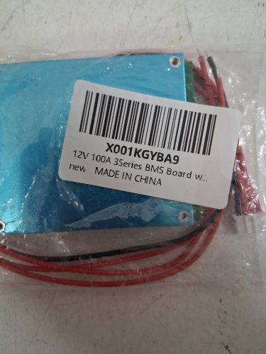 WALFRONT 3 SERIES BMS PROTECTION BOARD FOR 18650 Lifepo LiFePO4 Battery Pack - 12V 100A - BALANCING 5P 250MM WIRE image 2