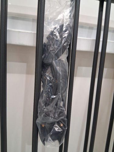MUNCHKIN PUSH TO CLOSE BABY GATE FOR STAIRS WITH HARDWARE - fits up to 45" wide - BLACK (MODEL: 46777001-SIOC/mk0001 rev4) image 4