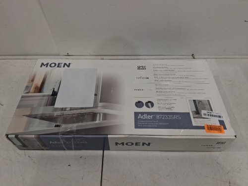 Moen Adler One-Handle High Arc Pulldown Kitchen Faucet with Power Clean and optional deck plate - Spot Resist Stainless (MODEL: 87233SRS) image 4