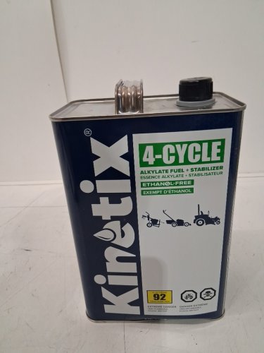 kinetix 4-cycle alkylate fuel + stabilizer lubricant - 3.78L - blue image 2
