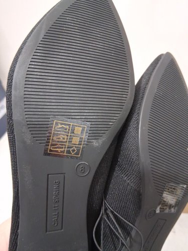 Women's CALL IT SPRING POINTED TOE Ballerina Shoes - 6 - black (STYLE: 1788206) image 3