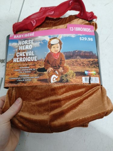 Baby PALAMON Horse Hero Costume - 12-18 MONTHS - BROWN image 2