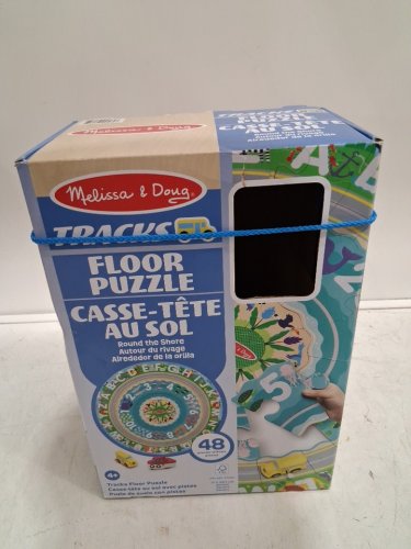 48pc MELISSA & DOUG Round Tracks Floor Puzzle (model: 1976489) image 3
