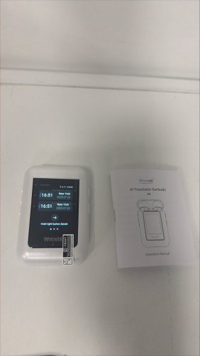 WOOASK AI TRANSLATOR EARBUDS - 2.0" TFT IPS; 1000 MAH; DC5V=1A; USB-C; WIFI (MODEL: A8) image 2