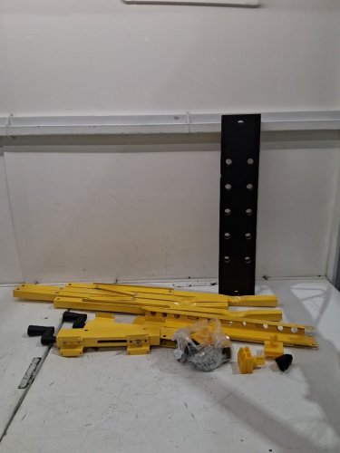 PERFORMANCE TOOL PORTABLE MULTI-PURPOSE WORKBENCH W/ VISE - 200LBS CAPACITY - YELLOW/BLACK (MODEL: W54025) image 4