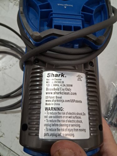 shark rocket lightweight corded vacuum - 120v - blue (model: hv300c26) image 4
