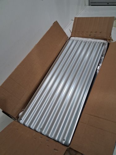 OVAL GALVANIZED RAISED GARDEN BED - 10.5" X ~65" - SILVER image 3