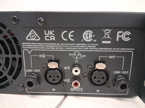 crown by HARMAN XLS4 drivecore 2-series power Amplifier with xover & limtr- 2500w - 120V - black (MODEL: XLS2502-0 US) image 9