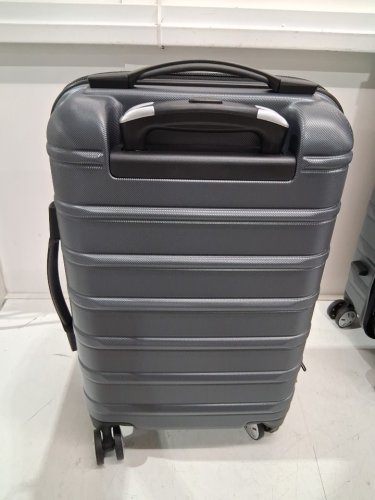 2pc Samsonite Omni 2 Hardside Expandable Spinner Luggage suitcase with telescopic handles - 22" & 24" - Solid Charcoal grey (model: 138449-3386) image 12