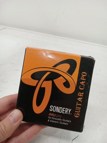 Sondery Guitar Capo Trigger Tension for 6 Strings Acoustic and Electric Guitar - wood (model:aku pro) image 2