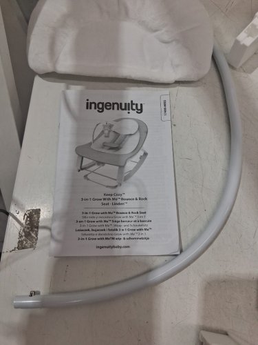 ingenuity keep cozy 3-in-1 grow with me Vibrating Baby Bouncer Seat & Rocker - 6-40LBS - linden (model: 17499) image 3
