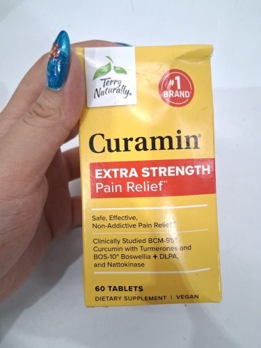 (60 tabs) terry naturally curamin extra strength vegan pain relief dietary supplement image 2